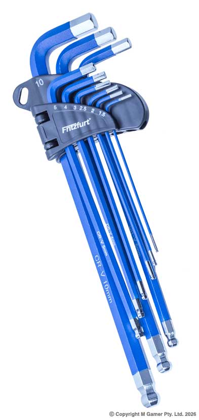 Metric Hex Key Wrench Set (9pc.)